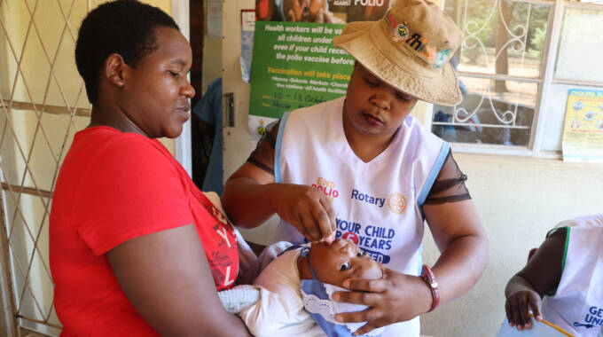 At its launch, the second round of polio vaccination with special emphasis on communities dominated by objectors and high vaccine hesitancy